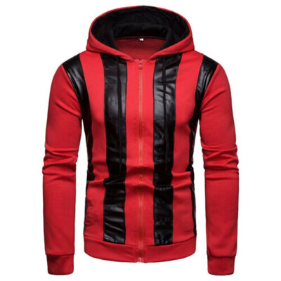 

Mens Hooded Hoodie Hoody Winter Warm Sweater Zip Jacket Coat Sweatshirt Outwear
