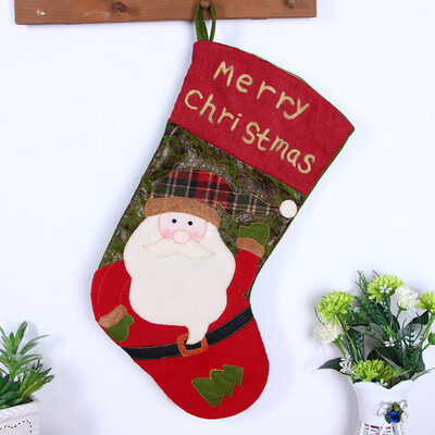

Tailored Christmas gifts Candy Beads Christmas Santa Claus Snowman Socks Decorations
