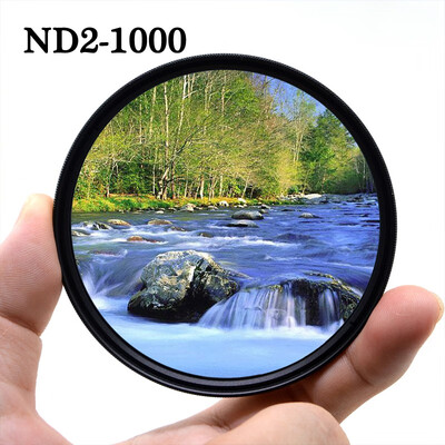 

KnightX variable Neutral Density Adjustable ND2-1000 Camera Lens Filter For Canon eos Sony Nikon 49 52 55 58 62 67 72 77 mm