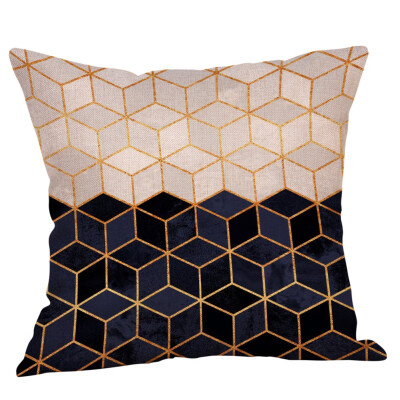 

Siaonvr Geometric Printed Cotton Linen Throw Pillow Cases Sofa Cushion Cover Home Decor