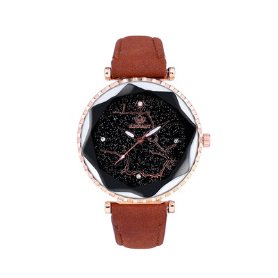 

Starry Sky For Ladies Watch Luxury Women Dress Watches Multicolor Leather Qaurtz Clock Designer Female Wristwatch Orologio 533