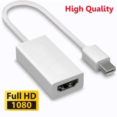

Mini Display Port DP to HDMI Cable Adapter Converter For MacBook Pro Air Mac