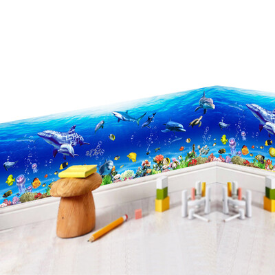 

〖Follure〗DIY Removable Seabed World Wall Decal Family Home Sticker Mural Art Home Decor