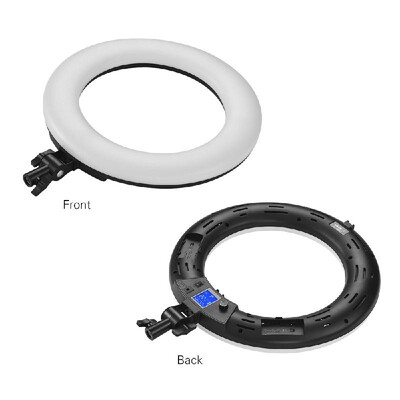

Viltrox VL-600T Professional 3300K-5600K Bi-Color LED Ring Video Light Fill Light with Remote Control Adjustable Brightness Max P