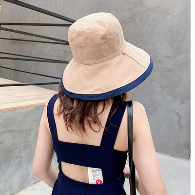 

Net red fisherman hat female Korean version of the tide hundred sun hat sun-protected UV big along the face day summer sun hat