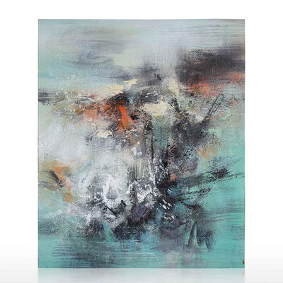 

Gobi Landscape Oil Painting on Canvas Hand Painted Modern Contemporary Artwork