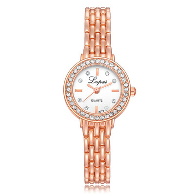 

Womens small LVPAI brand bracelet watch foreign trade hot diamond-studded epoxy alloy ladies watch