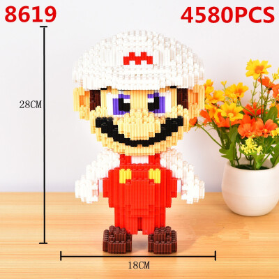 

Super Mario Model Building Blocks Bricks Kids DIY Christmas Birthday Gifts Toys Diamond Doll Pressure Release