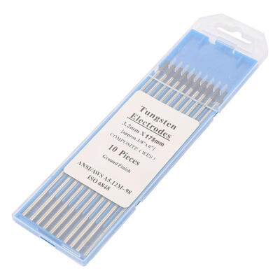 

Greensen 1 Box 10pcs Purple Head 32175mm WES Tungsten Electrode Welding Accessory 10-400A