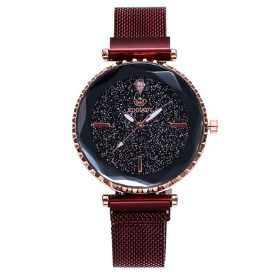 

Best selling womens mesh belt watch fashion magnetic buckle quartz watch female models explosion models