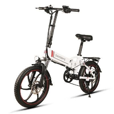 

20 Inch Folding Electric Bike Power Assist Electric Bicycle E-Bike Scooter 350W Motor Conjoined Rim