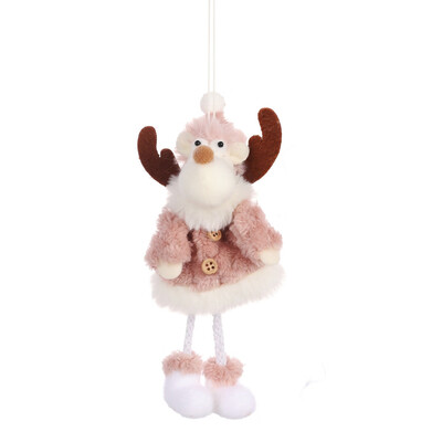 

Siaonvr Christmas Ornaments Santa Claus Snowman Reindeer Toy Doll Hang Decoration Gift