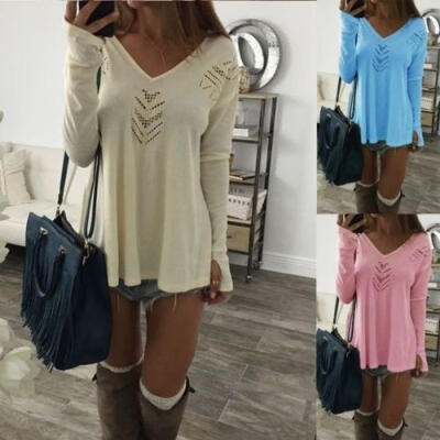 

New Women Long Sleeve Autumn Shirt Blouse Tops Loose T Shirt Casual Tee TOPS