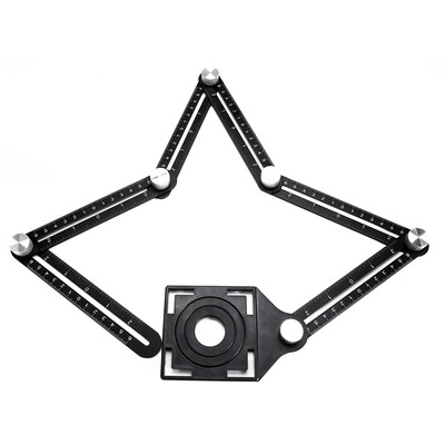 

Six-folding Ruler Multi Angle Aluminum Alloy Measuring Tool