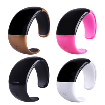 

Wireless Bluetooth Bracelet Watch with Microphone Speaker Receive Reject Incoming Call Anti-loss Alarm Multifunctional Fashion Whi