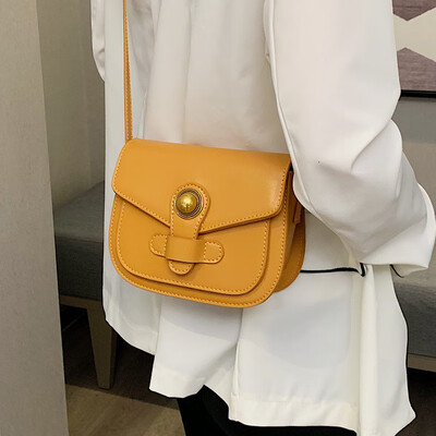 

Advanced sense on the new wild ins small bag Western retro shoulder bag handbags new 2019 simple Messenger bag