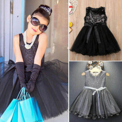 

Sequin Girls Princess Party Wedding Bridesmaid Dress Children Photograph Dresses