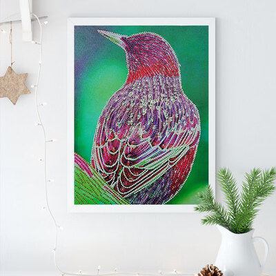 

Colorful Animal pattern 30 x 40cm 5D DIY Special Shaped Diamond Painting Cross Stitch Crystal Rhinestone Embroidery Picture