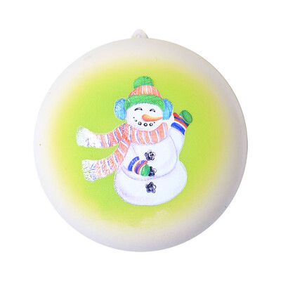 

Gotoamei Hot Christmas Snowma Bread Slow Rising Scented Relieve Stress Toy Key Pendant