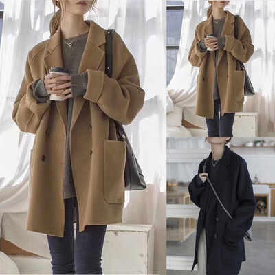 

Tailored Fashion Women Casual Loose Long Sleeve Cardigan Cardigan Tops Coat Windbreaker