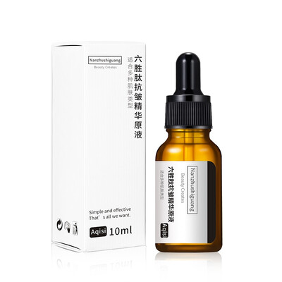 

Six-Peptide Anti-Wrinkle Essence Shrink Pore Face Serum Moisturizing Whitening Essence Face Cream Anti-Aging Dry Skin Care