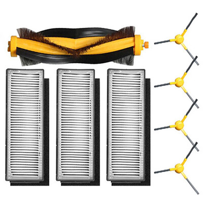 

Vacuum Cleaner Kit For Ecovacs Deebot M80 M80 Main Side Brushes Filter Mesh Kit