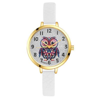 

Owl watch mens quartz watch GAIETY brand fashion watch silicone strap watch