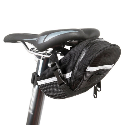 

MTB Bike Bicycle Saddle Bag Under Seat Storage Tail Pouch Cycling Rear Pack