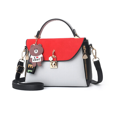 

2019 summer new single shoulder diagonal small bag Korean version of the fresh fashion handbags Messenger small square bag