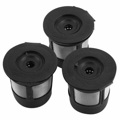 

3pcs Reusable Refillable K-Cup Coffee Filter Pod for Keurig K50&K55 Coffee Makers