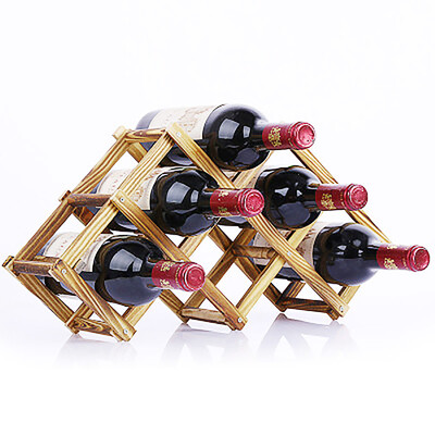 

Gobestart Red Wine Wooden Rack 3610 Bottle Mount Holder Kitchen Exhibitio