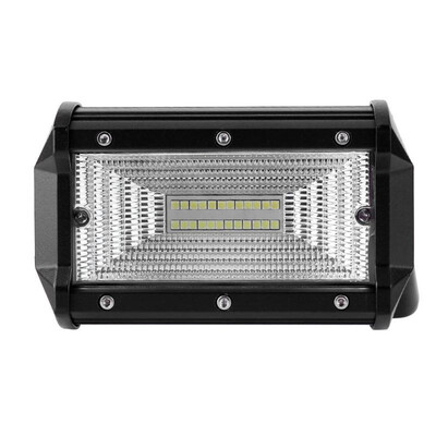 

5in 72W 6500K 24LED Work Light Bar 6000LM 12V Super Bright Floodlight Lamp