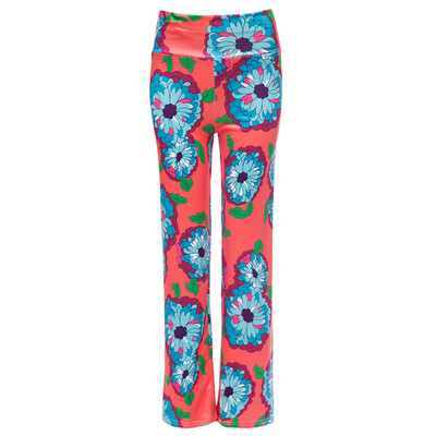 

Fashionable Elastic Waist Floral Print Loose-Fitting Women\s Exumas Pants