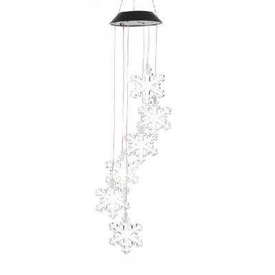 

Outdoor Solar Light Yard Garden Home Party Butterfly Dragonfly Moon And Star Sun Snowflake Hanging Decorative Lamp