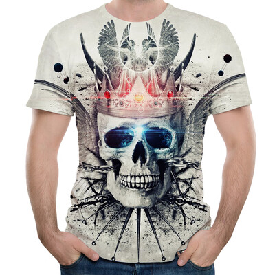 

2018 Summer New Fashion 3D Print Short T-Shirt