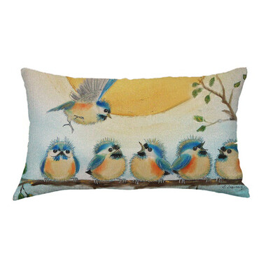 

〖Follure〗Geometric Pattern Linen Hug Pillowcase Sofa Cushion Cover Home Decoration
