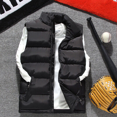 

Mens Cotton Down Puffer Warm Vest Body Warmer Waistcoat Padded Jacket Outwear