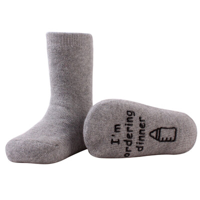 

Newborn Baby Funny Letter Printed Short Socks Cute Comfortable A Level Cotton Soft Socks Infant Toddler
