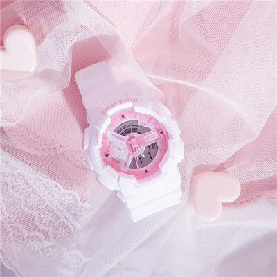 

Tomato watch female ins Feng Yang Zi Tong Nian same Korean version of students super fire electronic watchforest college style