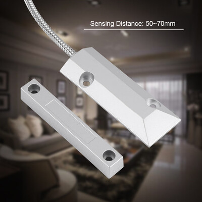 

Greensen Door Window Magnetic Contact Wired Sensor Detector Switch for Home Garage Alarm Security