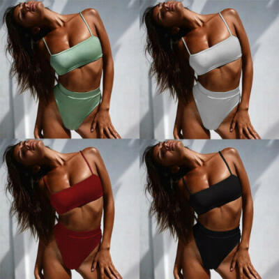 

Womens Padded Push-up Bikini Set Swimsuit Bathing Suit Swimwear Beachwear US