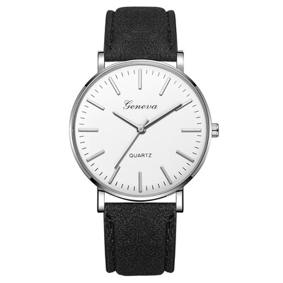 

Gobestart Fashion Simple Casual Mens Watch Business Leather With Strap Mens Watch
