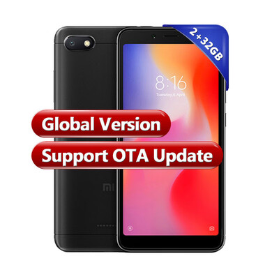 

Global version Xiaomi Redmi 6A 6 A 2GB 32GB ROM RAM A22 Cell Phone Mobile phone 130 MP 50MP 3000mAh 545 inch 1440720