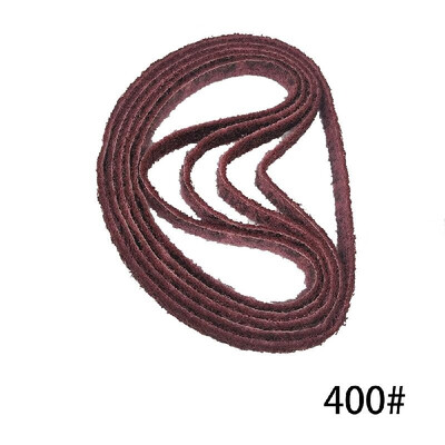 

10 PCS 533 x 10mm 600 Grits Polishing Nylon Belt Sand Belt for Stainless Steel Wood Polishing Deburring