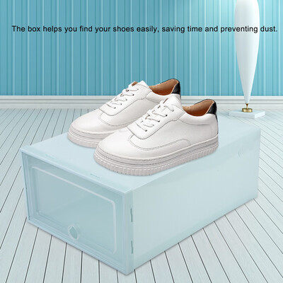 

Plastic Shoe Storage Box2 Pcs Clear Plastic Shoe Storage Tidy Organizer BoxClear Plastic Shoe BoxesShoe Box