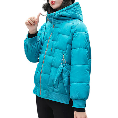 

Toponeto Women Winter Warm Coat Hooded Thick Warm Loose Jacket Short Overcoat