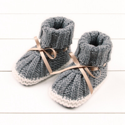 

Baby Shoes Autumn Winter Children Shoes Cute Baby First Walkers Kids Newborn Toddler Warm Knitting Boots