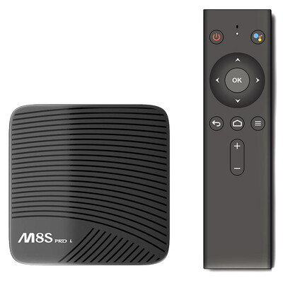 

MECOOL M8S PRO L 4K TV Box with Voice Remote Control Amlogic S912 BT41 HS 24G 5G WiFi 4K