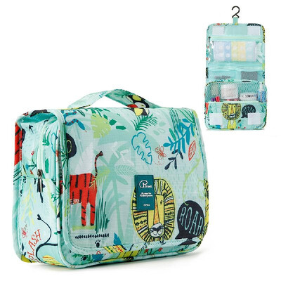 

Hanging Toiletry Bag Cosmetic Wash Bag Toiletry Organizer for Hotel Home Bathroom Airplane Business Travel