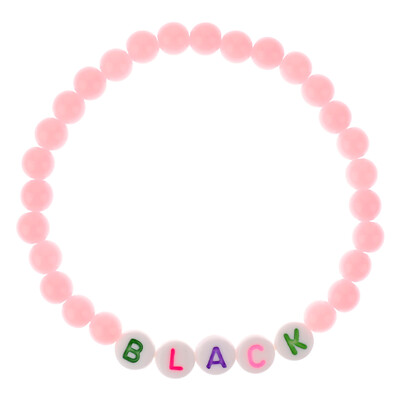

KPOP BLACKPINK WORLD TOUR Color Letter Bracelet LISA Same paragraph Beaded Bracelet